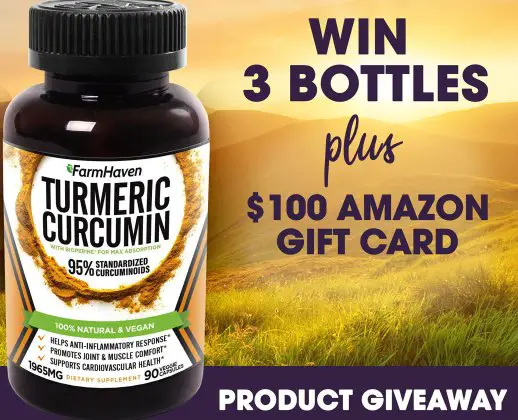 FarmHaven's Turmeric Curcumin and $100 gift card