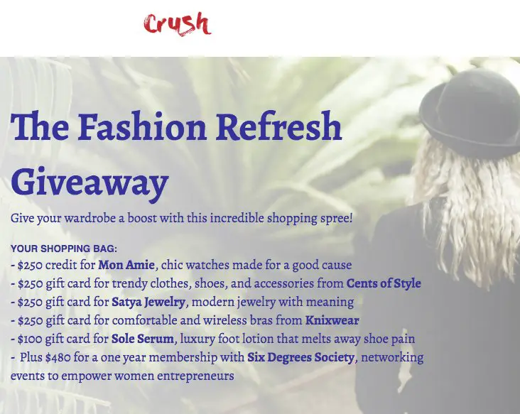 Fashion Refresh Giveaway