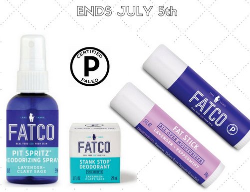 FATCO Skin Care Gift Card Giveaway