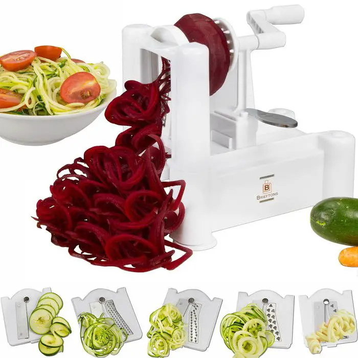 FaveGlutenFreeRecipes - Brieftons 5-Blade Vegetable Spiralizer Giveaway