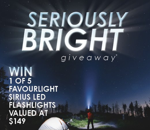 Favourlight Sirius LED Flashlight Giveaway