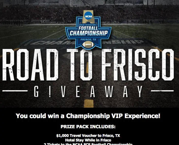 Fcs Road To Frisco Giveaway