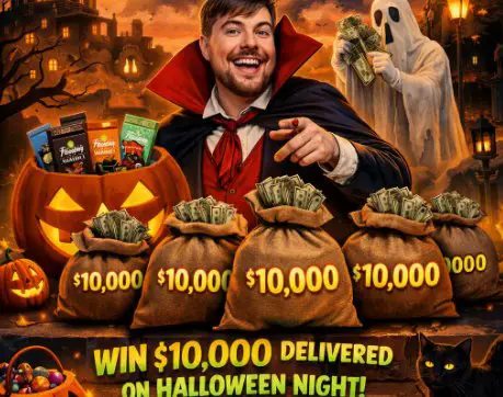 Feastables Halloween Sweepstakes – Win $10,000 Delivered to Your Door On Halloween Night