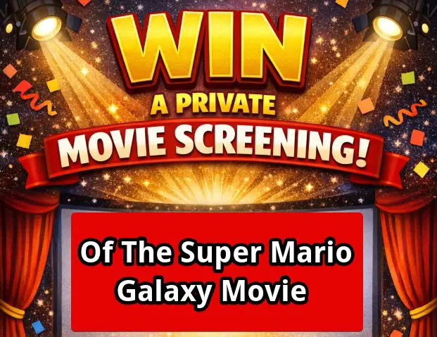 Feastables Super Mario Sweepstakes - Win A Private Movie Screening Of The Super Mario Galaxy Movie