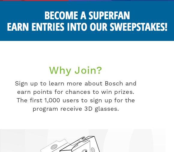 February 2018 Sweepstakes