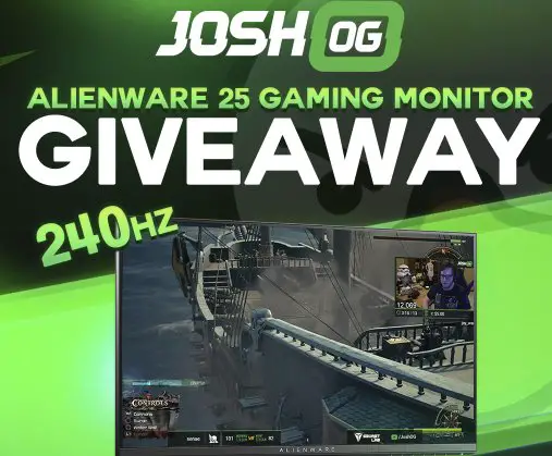 February Alienware 25 Gaming Monitor Giveaway