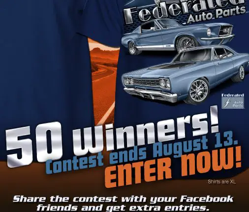 Federated Auto Parts T-Shirt Tuesday Giveaway