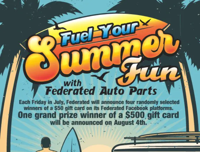 Federated Fuel Your Summer Fun Contest - Win A $500 Gift Card + $50 Gift Card For 16 Weekly Winners