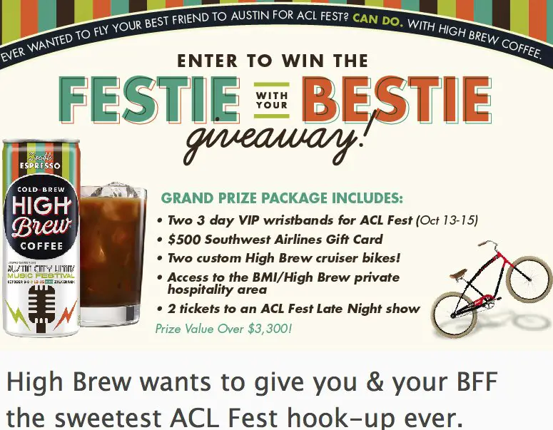 Festie With Your Bestie Sweepstakes