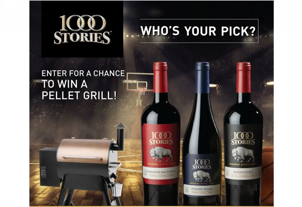 Fetzer Vineyards 1000 Stories Grill Giveaway Sweepstakes - Win A Wood Pellet Grill (2 Winners)