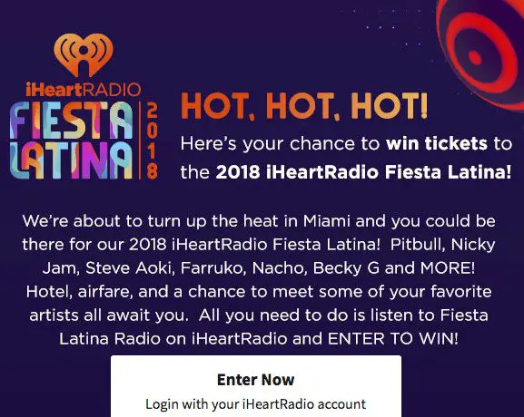 Fiesta Latina Sweepstakes