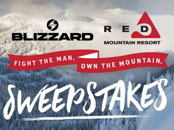 Fight the Man. Own the Mountain RED Sweepstakes