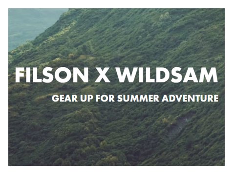 Filson Wildsam Newsletter Giveaway - Win $3,100 Worth Of Summer Gear
