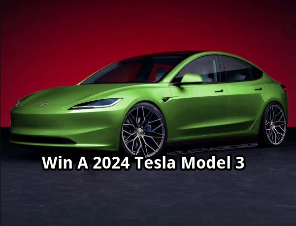 Filterbuy Rolling In Green Sweepstakes - Win A 2024 Tesla Model 3