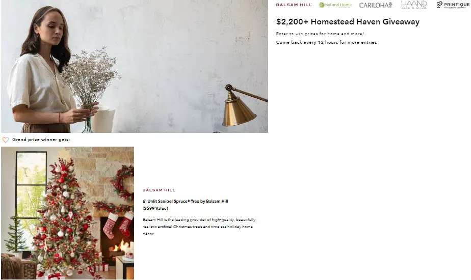 Find Keep Love Homestead Haven Giveaway - Win $2,200 In Gift Cards