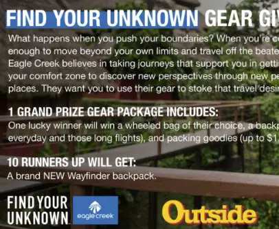 Find Your Unknown Gear Sweepstakes