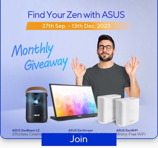 Find Your Zen With ASUS Monthly Giveaway - Win An ASUS ZenWiFi XD5 Mesh System & Other Prizes (9 Winners)