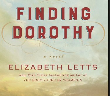 Finding Dorothy Giveaway