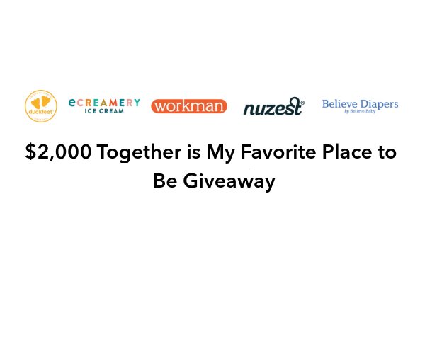 FindKeep. Love $2,000 Together Is My Favorite Place To Be Giveaway - Win Gift Cards Worth $2,000