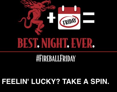 Fireball Fridays Instant Win Game