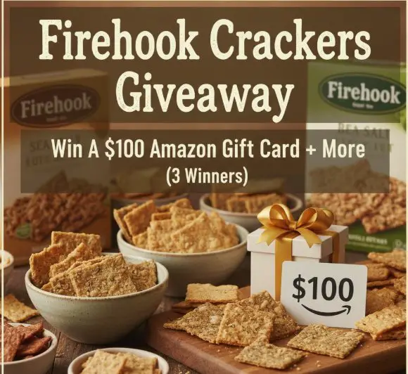 Firehook Crackers Giveaway - Win A $100 Amazon Gift Card + More (3 Winners)