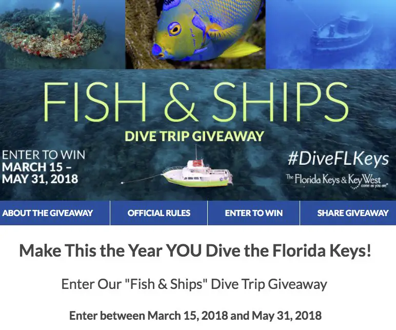 Fish & Ships Dive Trip Giveaway