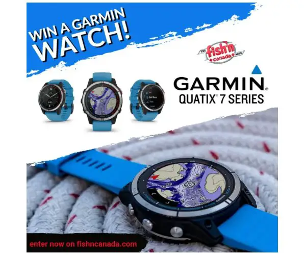 Fish N Canada Giveaway - Win A Garmin Quatix 7 Standard Edition Smartwatch