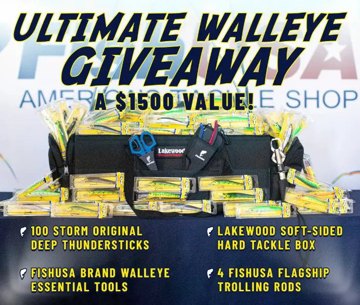 Fish USA Ultimate Walleye Giveaway – Win $1,500 Fishing Gear