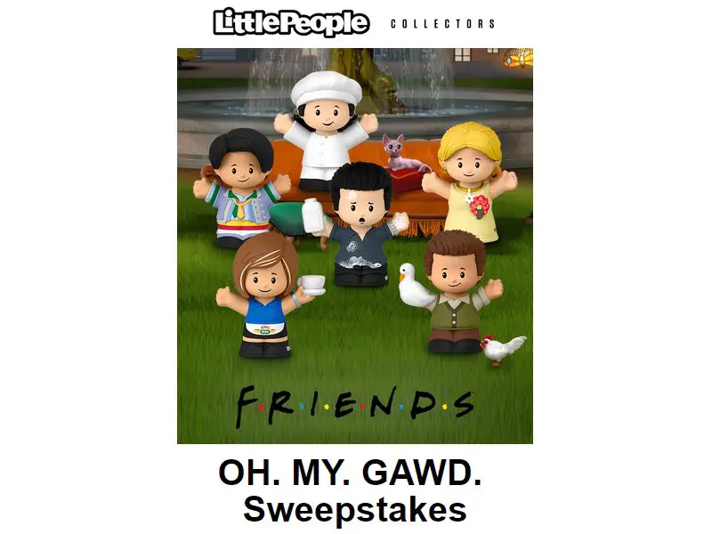 Fisher-Price Little People Collector: The One With 236 Winners Sweepstakes - Win FRIENDS (TV Series) Set