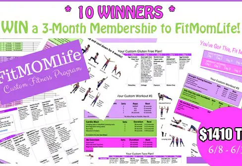 FitMomLife 3-Month Membership Giveaway