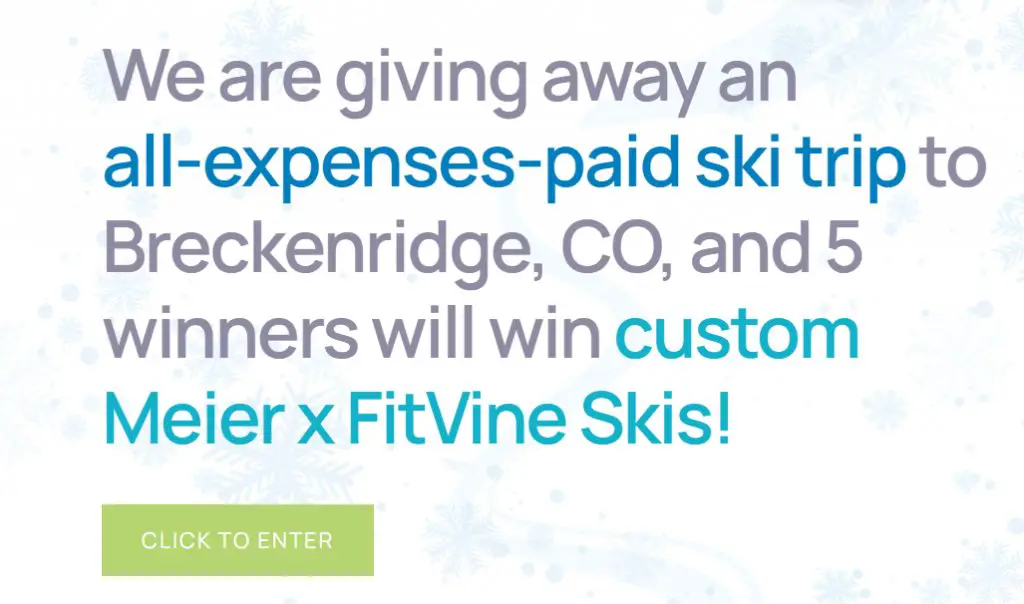 Fitvine Wines Après Ski Sweepstakes - Win An All-Expense Paid Trip For 2 To Breckenridge