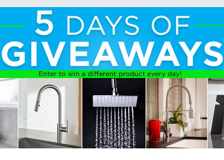 Five Days of Giveaways