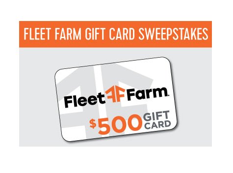 Fleet Farm $500 Gift Card Giveaway - Win a $500 Gift Card