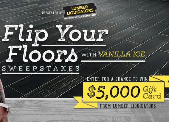 Flip Your Floors Sweepstakes