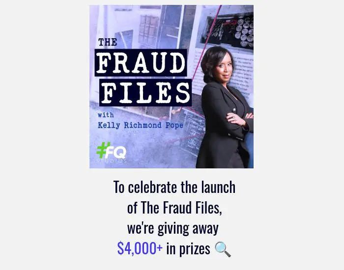 FloQast Studios Fraud Files Podcast Promotion - Win A MacBook Air & More