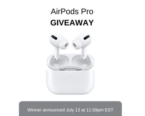 FloraNu Free Apple AirPods Giveaway