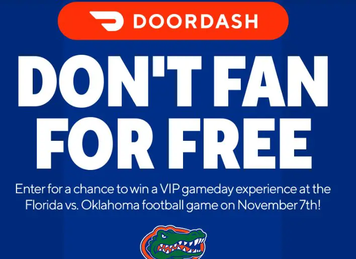 Florida Gators Don’t Fan For Free Sweepstakes - Win Tickets, Pre-Game Passes & More For 4