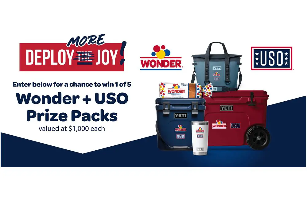 Flower Bakeries Deploy the Joy Sweepstakes - Win A $1,100 Yeti Prize Pack (5 Winners)