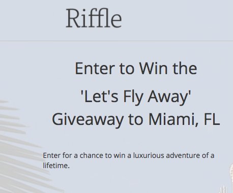 Fly Away Giveaway To The Luxurious Biltmore Hotel In Miami, Florida