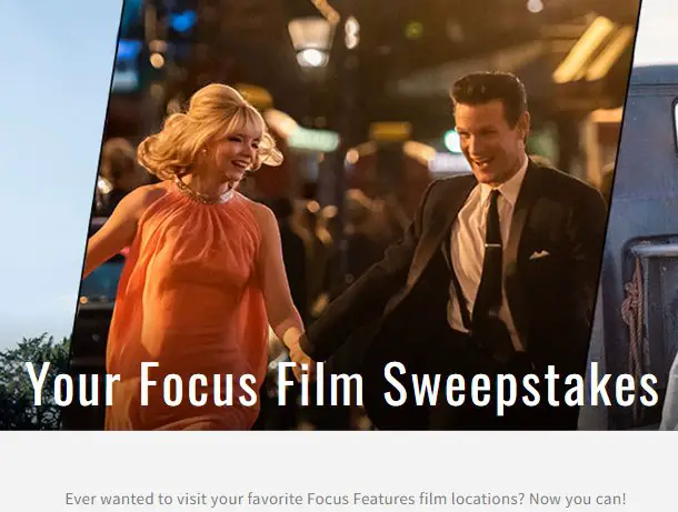 Focus Features Insider's Your Focus Film Sweepstakes - Win $4,999 Cash