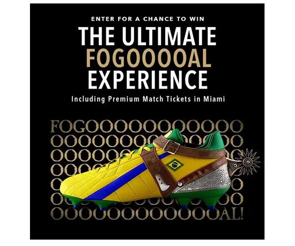 Fogo de Chão Fogooooal Experience Sweepstakes - Win Brazil Vs. Scotland Tickets & More