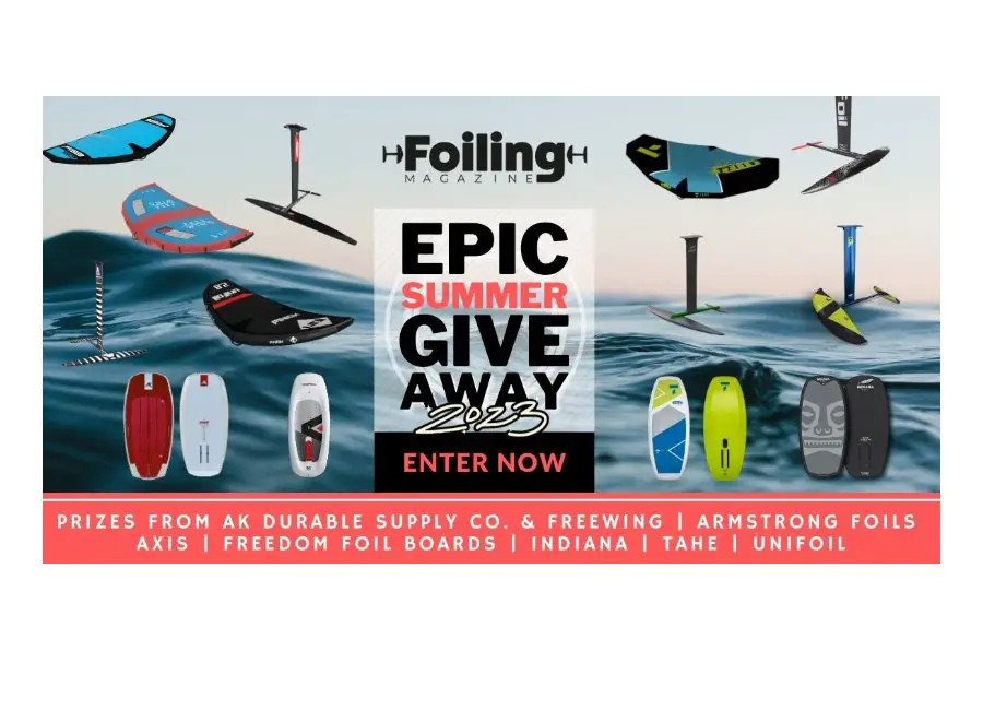 Foiling Magazine Epic Summer Giveaway 2023 - Win Wingsurfing Or Foiling Equipment (7 Winners)