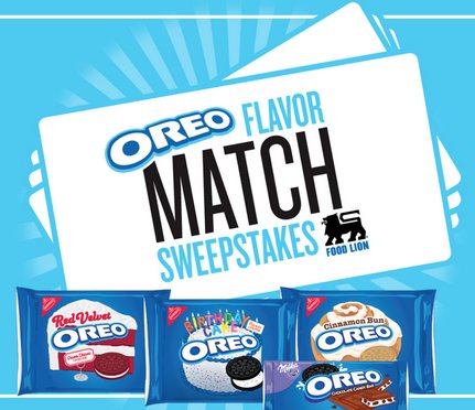 Food Lion Flavor Match Sweepstakes