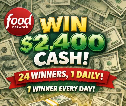 Food Network 24 Days of Giveaways - $2400 Daily Up For Grabs (24 Winners)