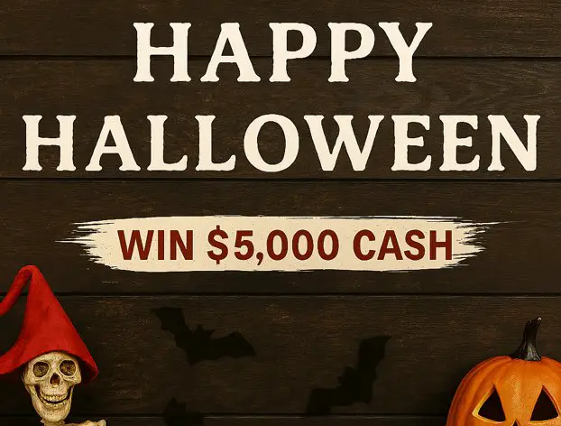 Food Network HGTV Happy Halloween $5K Giveaway - Win $5,000 Cash
