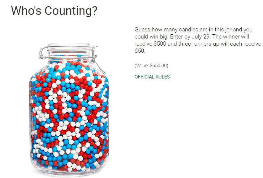 Food Network Magazine's Who Is Counting Contest - Win $500 Cash
