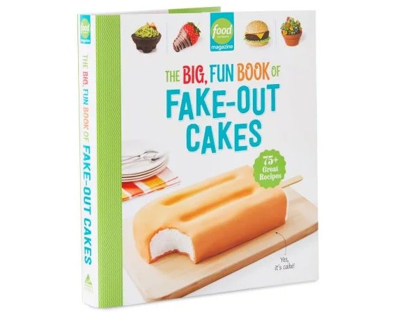 Food Network Magazine The Big, Fun Book of Fake-Out Cakes Sweepstakes - 20 Recipe Books Up For Grabs