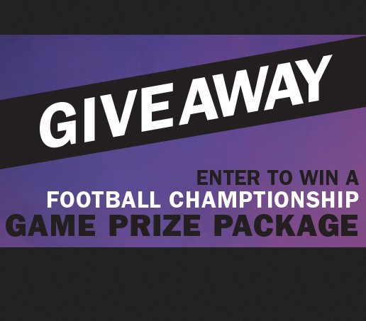 Football Championship Game Giveaway