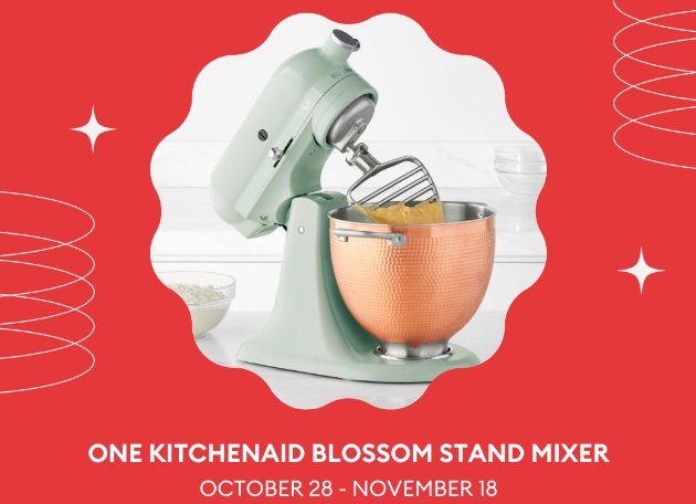 Forbes Vetted Holiday Baking Sweepstakes - Win A $700 KitchenAid Mixer