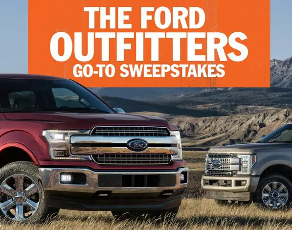 Ford Outfitters ‘Go To’ New Truck Sweepstakes